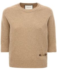 Gucci - Horsebit-detailed Cashmere Sweater - Lyst