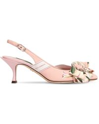 Dolce & Gabbana Sandalias "Lory" Destalonadas De Cady 60Mm - Rosa