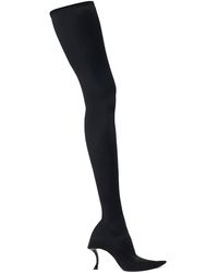 Balenciaga - 100mm Hohe Stiefel Aus Nylon "hourglass" - Lyst