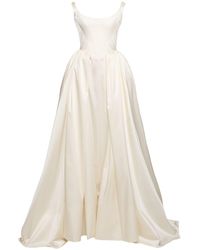 Vivienne Westwood - Brautkleid Aus Satin "grand Camille" - Lyst