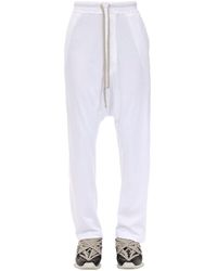 Rick Owens Drkshdw Cotton Jersey Jogging Trousers - Brown
