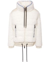 3 MONCLER GRENOBLE - Cardigan in techno shearling / zip - Lyst