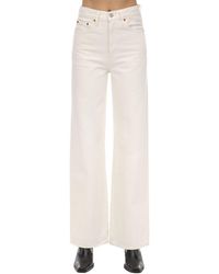 Levi's Jeans De Pierna Ancha Con Cintura Alta - Blanco