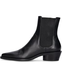 Proenza Schouler - 40mm Bronco Leather Chelsea Boots - Lyst