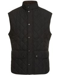 Barbour - Gilet lowerdale in cotone trapuntato - Lyst