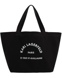 Karl Lagerfeld 'K/Rue St-Guillaume' Shopper - Schwarz