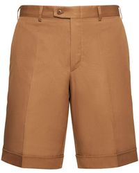 Brioni - Lerici Cotton Gabardine Bermuda Shorts - Lyst
