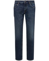 Dolce & Gabbana - Jeans regular fit in denim washed - Lyst