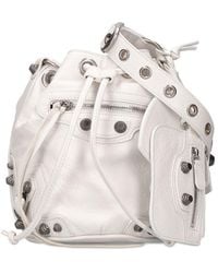Balenciaga - Xs Le Cagole Leather Bucket Bag - Lyst