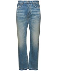Amiri - Straight Cotton Denim Jeans - Lyst