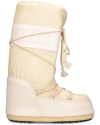 Moon Boot - Icon Shell And Faux Leather Snow Boots - Lyst