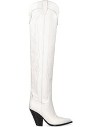 Sonora Boots - 90Mm Hermosa Leather Over-The-Knee Boots - Lyst