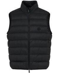Moncler - Homme Doudoune Sans Manches En Nylon Besne - Lyst