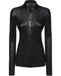 Tom Ford Andere materialien hemd in Schwarz Damen Bekleidung Oberteile Hemden 