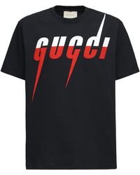 Gucci - ブレード プリント Tシャツ, ブラック, ウェア - Lyst