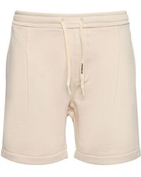 A PAPER KID - Cotton Sweat Shorts - Lyst