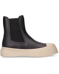 Marni - 20Mm Pablo Leather Chelsea Boots - Lyst