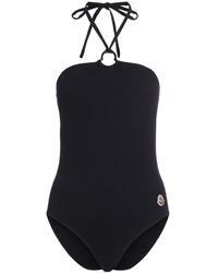 Moncler - Jersey One Piece Swimsuit - Lyst