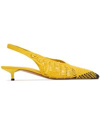 Jacquemus - Woven Pumps With Pointed Toe - Lyst