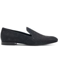 Versace - Jacquard Loafers - Lyst
