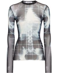 Jean Paul Gaultier - Donna Top Maniche Lunghe Squeletor - Lyst
