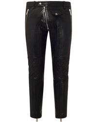 DSquared² - Sexy Biker Leather Pants - Lyst