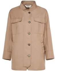 Max Mara - Giacca valerie in twill / coulisse - Lyst