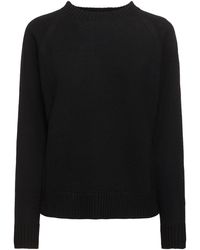 Max Mara - Salvia Wool Knit Crewneck Sweater - Lyst