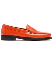 Sebago - Dan Outsides Smooth Leather Loafers - Lyst