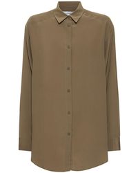 Matteau - Long Sleeve Silk Shirt - Lyst
