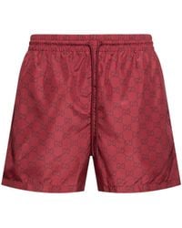 Gucci - Bañador shorts de nylon - Lyst