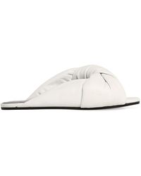 Balenciaga 10mm Drapy Padded Leather 