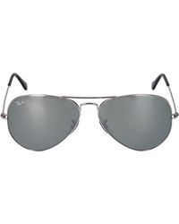 Ray-Ban - Aviator Mirror Metal Sunglasses - Lyst