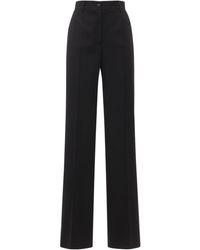 Dolce & Gabbana Брюки Из Шерсти Стрейч - Черный