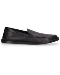 The Row - Cary Leather Loafers - Lyst