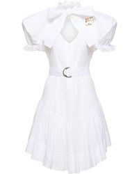 Vivienne Westwood - Football Heart Mini Cotton Shirt Dress - Lyst