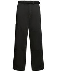 Lemaire - Pantalones militares de algodón - Lyst
