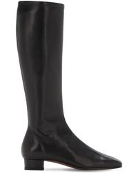 BY FAR - 30mm Edie Leather Tall Boots - Lyst