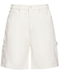 DUNST - Shorts cargo de denim de algodón - Lyst