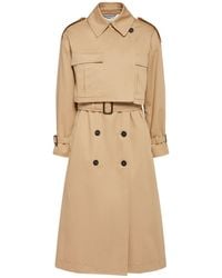 Weekend by Maxmara - Vivetta Gabardine Trench Coat - Lyst