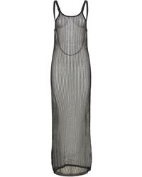 Heron Preston - Cotton Net Knit Long Dress - Lyst