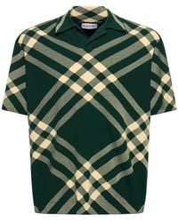 Burberry - Merino Knitted Polo Shirt - Lyst
