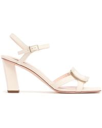 Roger Vivier - 75mm Hohe Sandaletten Aus Leder "belle Vivier" - Lyst