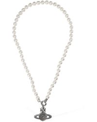Vivienne Westwood Collar de perlas - Blanco