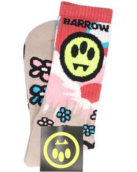 Barrow Socken Aus Baumwollmischgewebe Mit Logo - Mehrfarbig
