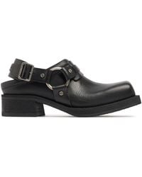 Acne Studios - 50Mm Leather Slingback Mules - Lyst