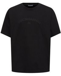Dolce & Gabbana - Camiseta de algodón jersey - Lyst