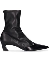 Acne Studios - 45Mm Leather Ankle Boots - Lyst