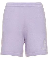 Sporty & Rich - Shorts vendome in cashmere - Lyst
