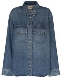 Khaite - Jinn Cotton Denim Shirt - Lyst